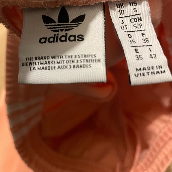 Adidas coral size small. Tapered ankle with zipper - Picture 2 of 6